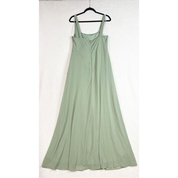 Lulus Remarkable Arrival Sage Brush Sleeveless Maxi Dress Size XL NWT - Picture 7 of 10
